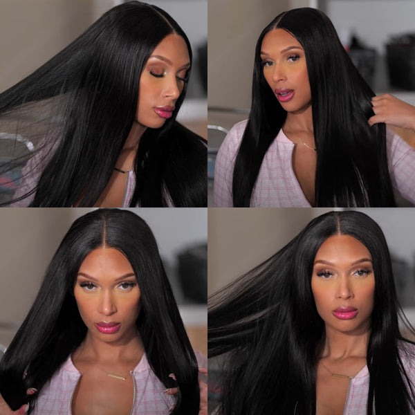 🔥[NEW Bone Straight] Vietnamese Hair 5x5 Swiss Lace Closure 250% Density Wig