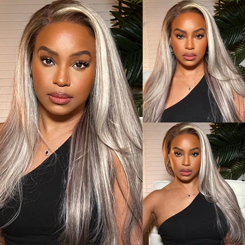 Highlight 13x4 Transparent Lace Front Straight Wig