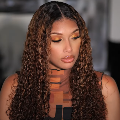 "Mini Knotless"13X6 SUPER Pre-Plucked Custom Hairline Curly Wig