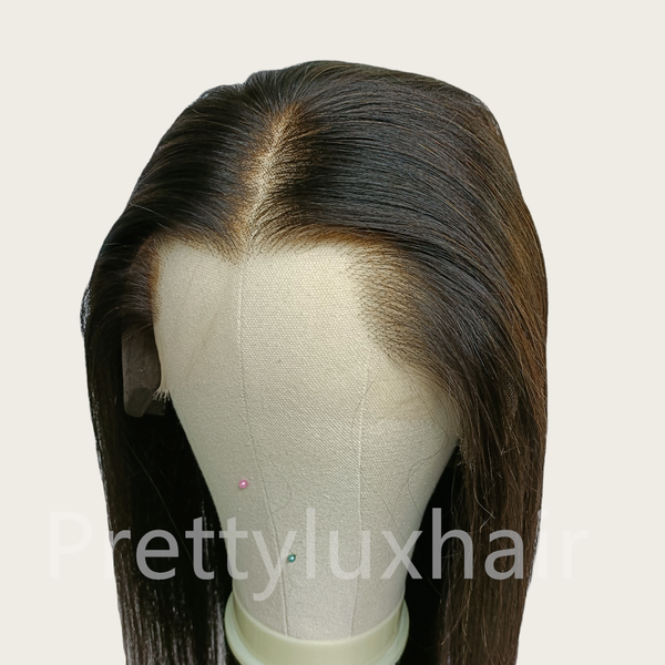 Pre-Lux PRESHAPED Natural Hairline 13x6 Lace Straight Wig