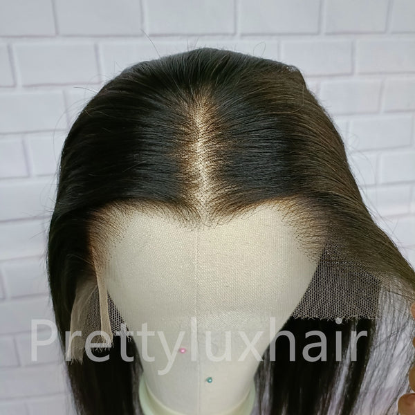 Pre-Lux PRESHAPED Natural Hairline 13x6 Lace Straight Wig