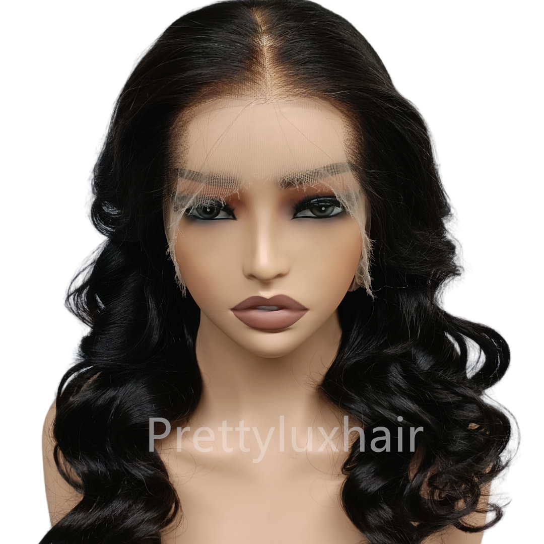 Pre-Lux PRESHAPED Natural Hairline 360 Swiss Lace Body Wave Wig