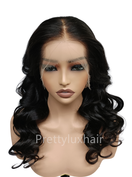 Pre-Lux PRESHAPED Natural Hairline 360 Swiss Lace Body Wave Wig