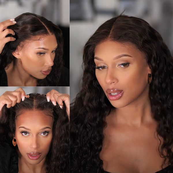 "Mini Knotless"13X6 SUPER Pre-Plucked Custom Hairline Silk Loose Wave Wig