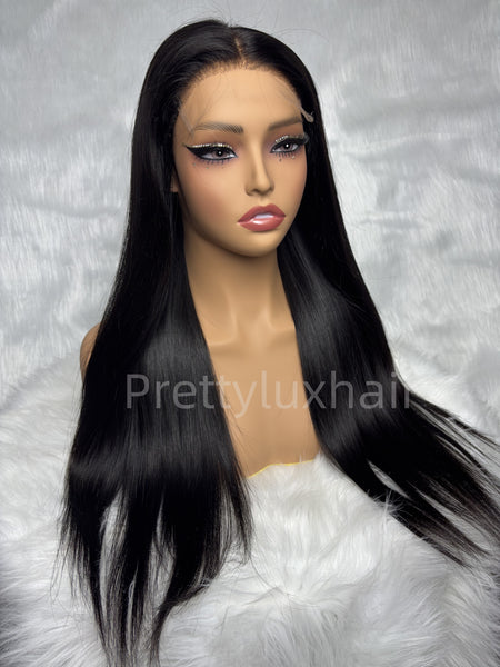 🔥[NEW Bone Straight] Vietnamese Hair 5x5 Swiss Lace Closure 250% Density Wig