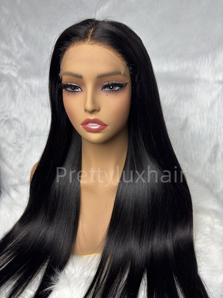 🔥[NEW Bone Straight] Vietnamese Hair 5x5 Swiss Lace Closure 250% Density Wig