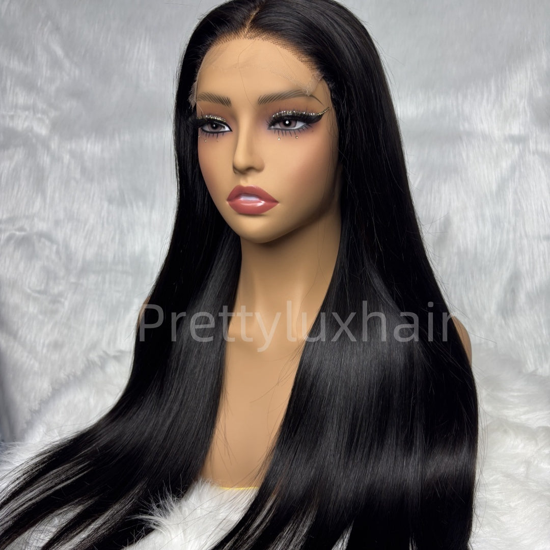 🔥[NEW Bone Straight] Vietnamese Hair 5x5 Swiss Lace Closure 250% Density Wig