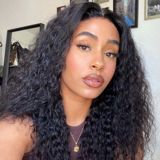 Upgraded Full Lace Wig (All Lace No Mesh) Super Pre-plucked Swiss/Transparent Lace Human Hair Wig with Invisible Strap Loose Wave